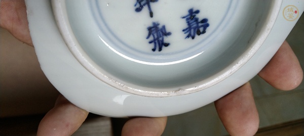 古玩陶瓷青花瓷片真品鑒賞圖