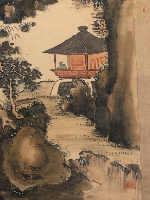 古玩字畫(huà)高山流水真品鑒賞圖