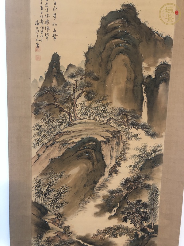 古玩字畫(huà)高山流水真品鑒賞圖