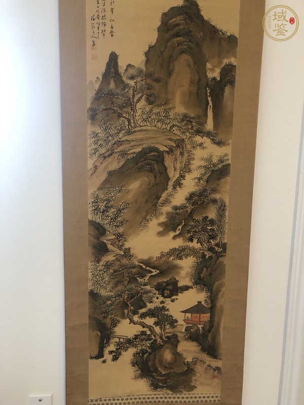 古玩字畫(huà)高山流水真品鑒賞圖