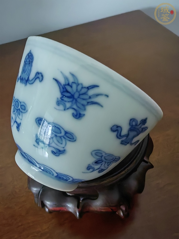 古玩陶瓷青花杯真品鑒賞圖