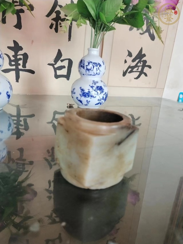 古玩玉器玉琮真品鑒賞圖