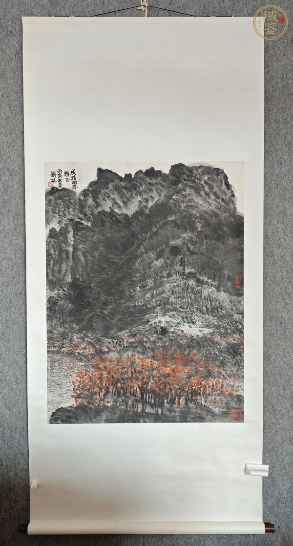 古玩字畫山水畫真品鑒賞圖