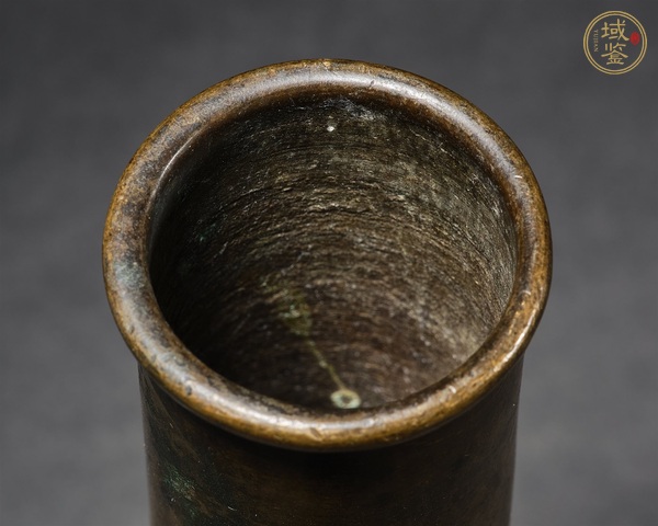 古玩銅器銅香瓶真品鑒賞圖