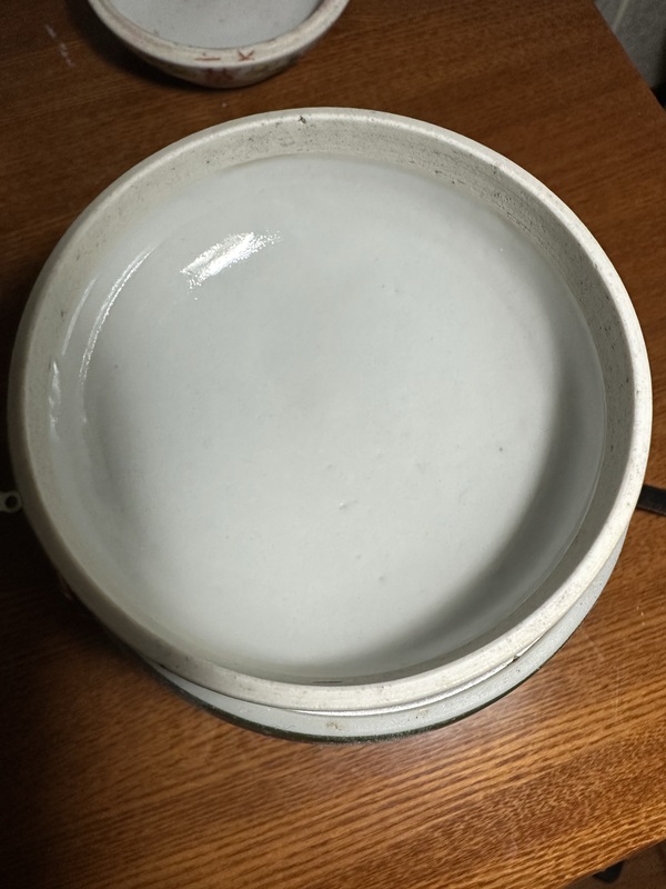 古玩陶瓷五子登科粉彩蓋盒拍賣,當前價格2850元