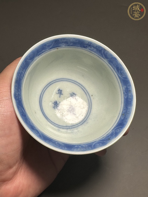 古玩陶瓷青花人物杯真品鑒賞圖