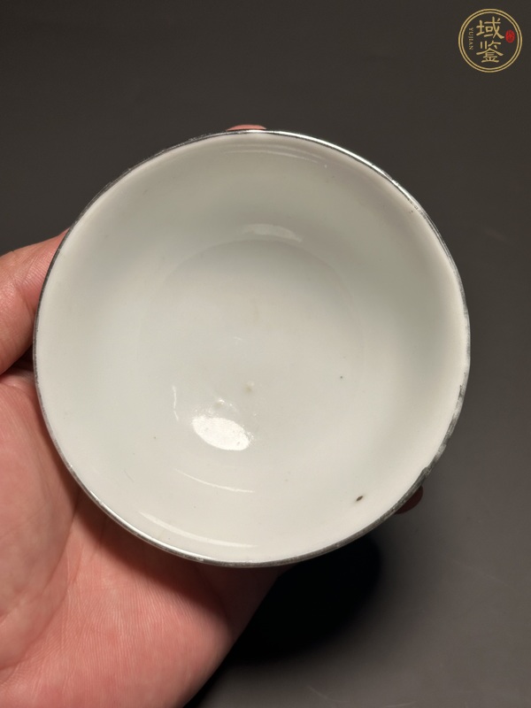 古玩陶瓷粉彩花紋茶園真品鑒賞圖