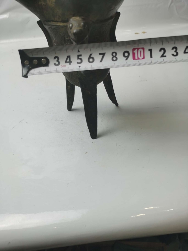 古玩銅器宋仿**爵杯拍賣,當(dāng)前價(jià)格16000元
