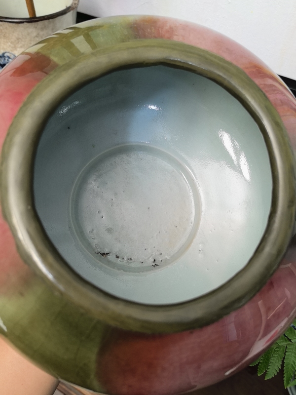 古玩陶瓷清早期三陽開泰荸薺瓶改件拍賣,當前價格5700元