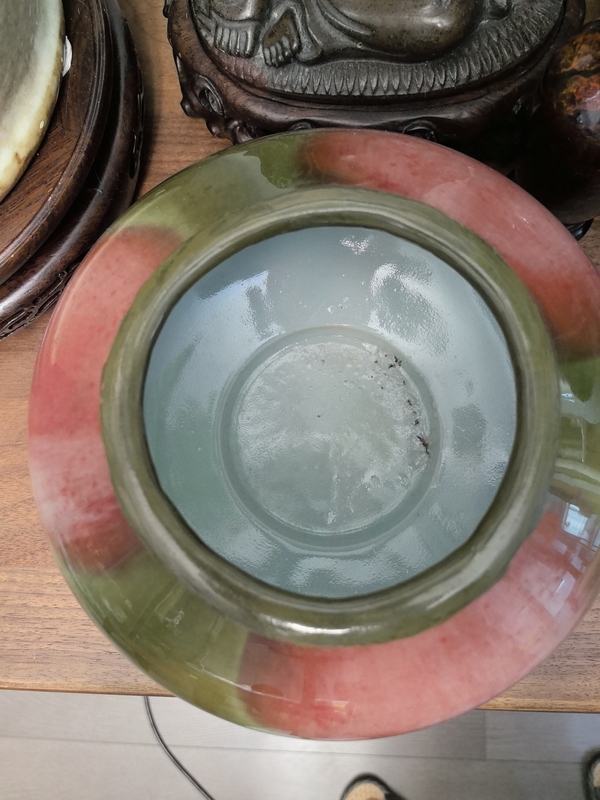 古玩陶瓷清早期三陽開泰荸薺瓶改件拍賣,當前價格5700元
