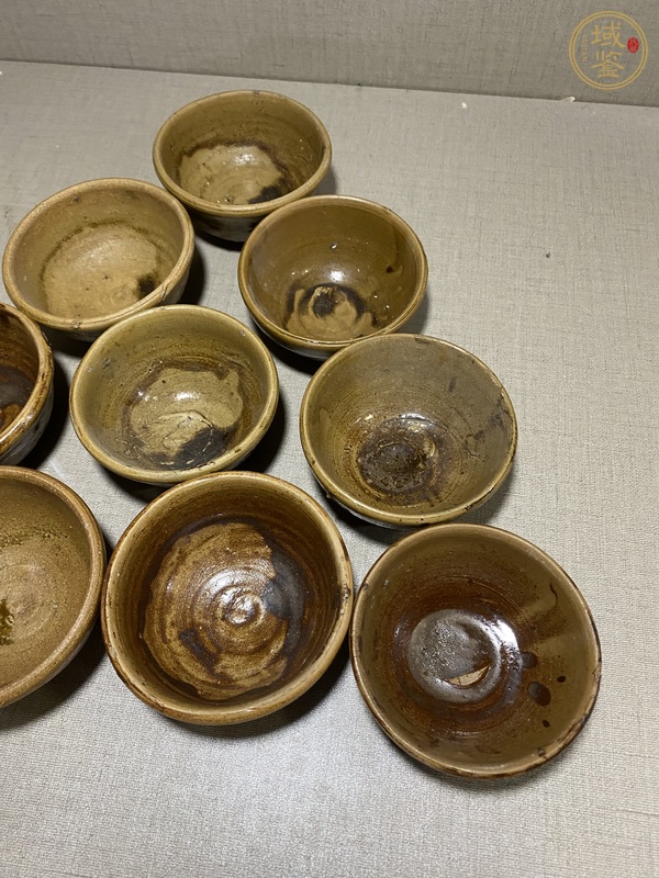 古玩陶瓷褐釉茶盞真品鑒賞圖