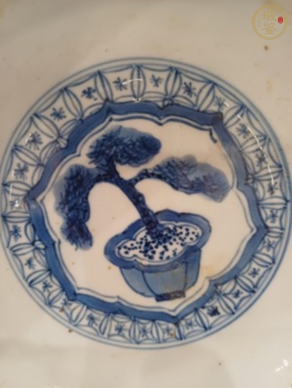 古玩陶瓷青花折腰碗真品鑒賞圖