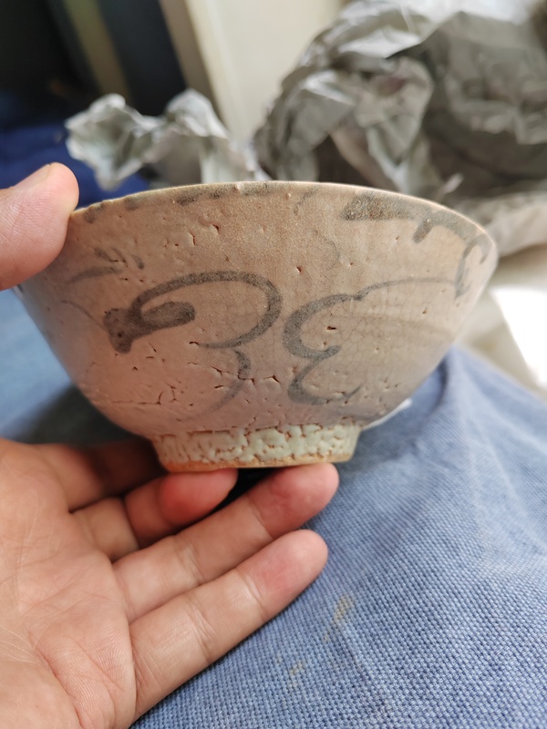 古玩陶瓷一對明早期青花碗拍賣,當前價格258元