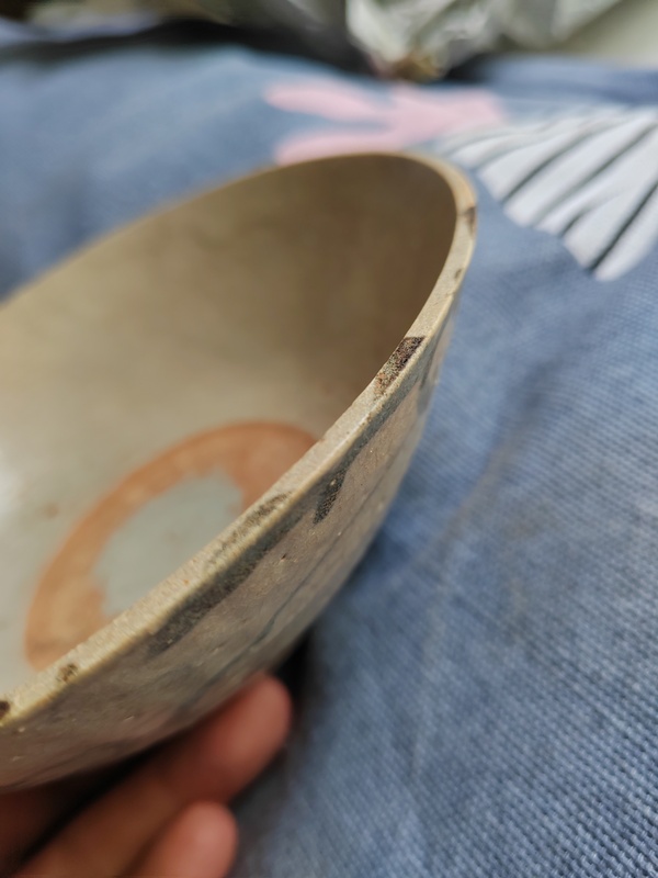 古玩陶瓷一對明早期青花碗拍賣,當前價格258元