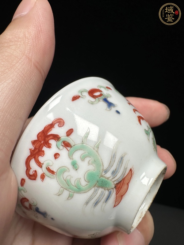 古玩陶瓷粉彩花卉紋茶園真品鑒賞圖