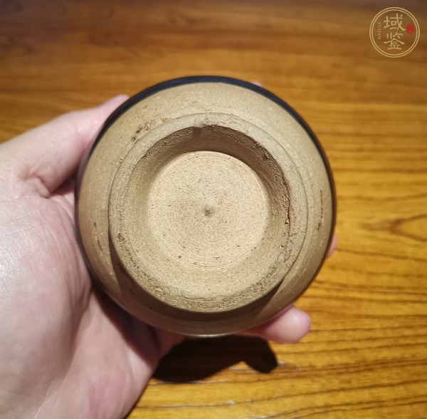 古玩陶瓷定窯系黑釉茶入真品鑒賞圖