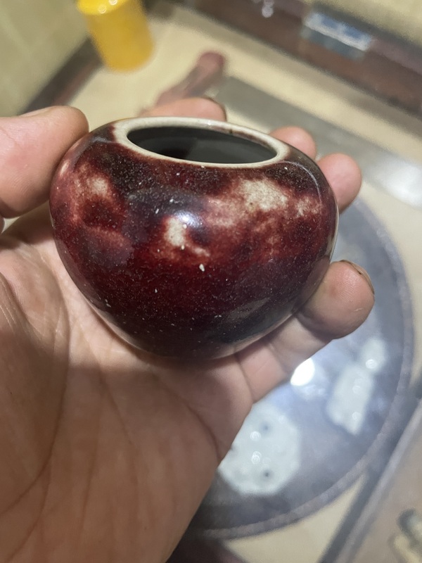 古玩陶瓷紅釉水呈拍賣,當(dāng)前價(jià)格1000元