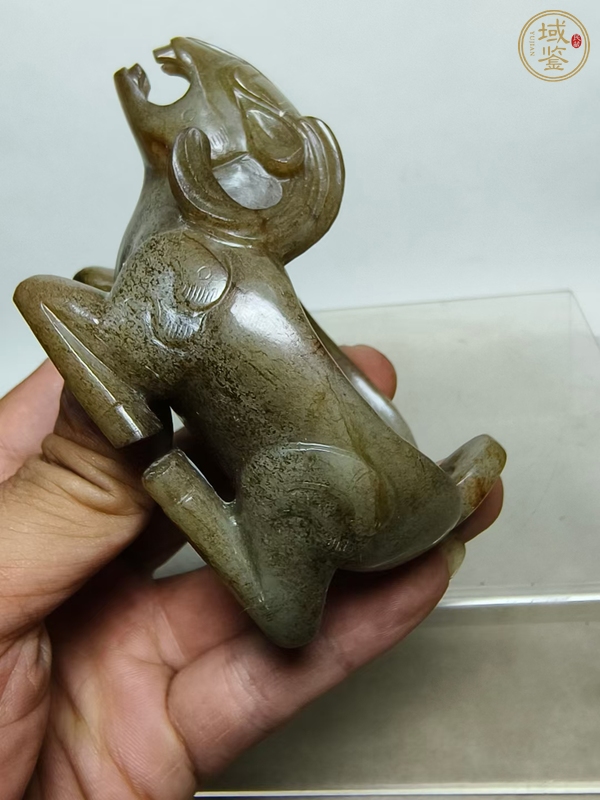 古玩玉器做舊仿古“羊形水盂”真品鑒賞圖