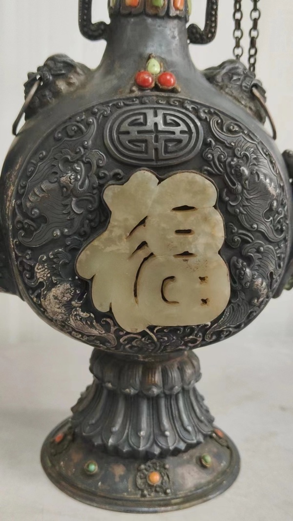 古玩玉器清·宮廷執(zhí)壺拍賣(mài)，當(dāng)前價(jià)格68000元