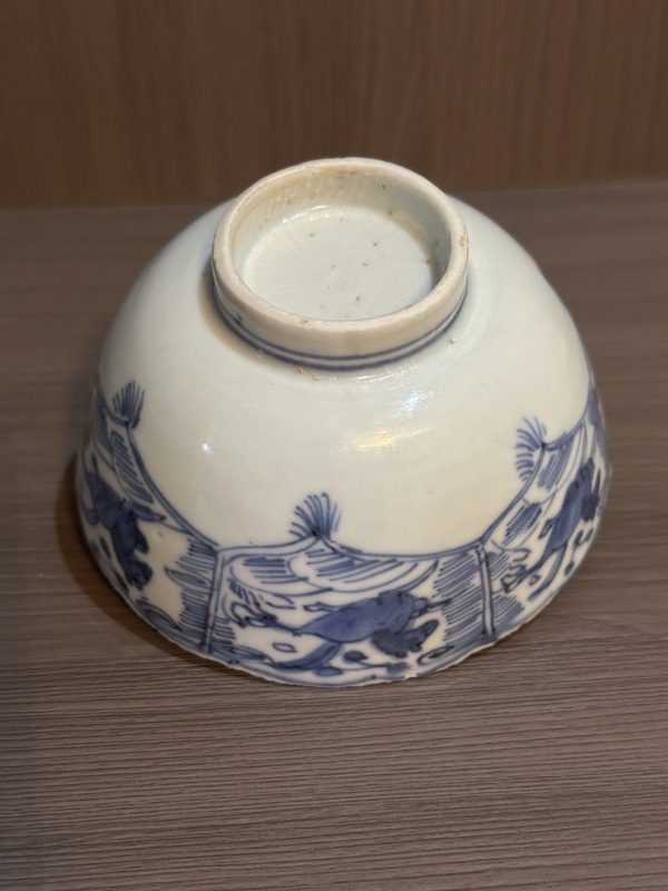 古玩陶瓷馬紋青花碗拍賣，當(dāng)前價格6600元