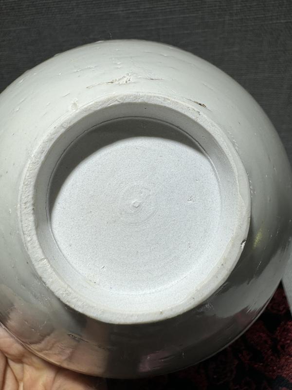 古玩陶瓷定窯荷花碗,口爆釉拍賣,當前價格13000元