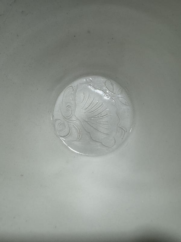 古玩陶瓷定窯荷花碗,口爆釉拍賣,當前價格13000元