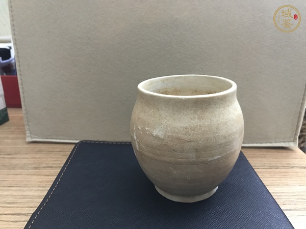 古玩陶瓷青白釉茶入真品鑒賞圖