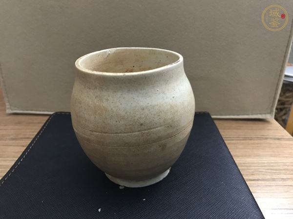 古玩陶瓷青白釉茶入真品鑒賞圖