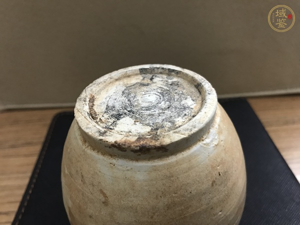 古玩陶瓷青白釉茶入真品鑒賞圖