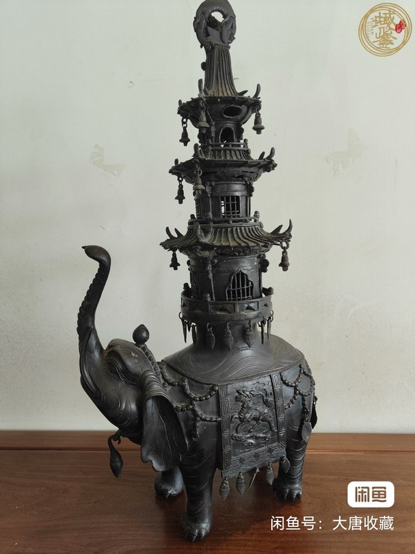 古玩銅器象型香薰真品鑒賞圖