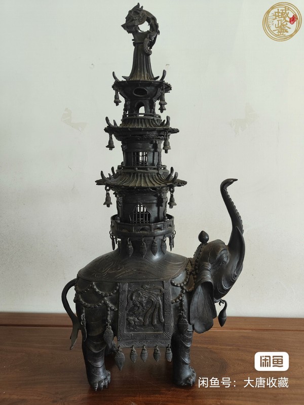 古玩銅器象型香薰真品鑒賞圖