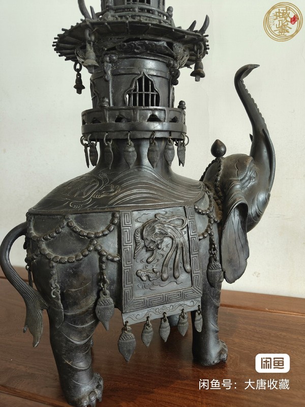 古玩銅器象型香薰真品鑒賞圖