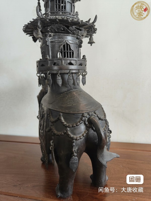 古玩銅器象型香薰真品鑒賞圖
