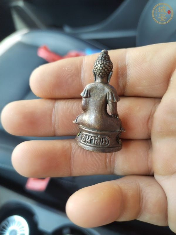 古玩銅器銅隨身佛真品鑒賞圖