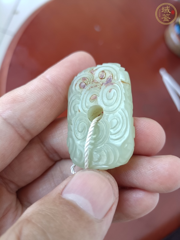 古玩玉器提油仿古“卷云紋玉飾”真品鑒賞圖