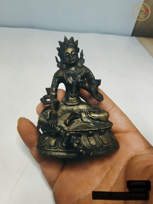 古玩銅器銅度母像真品鑒賞圖