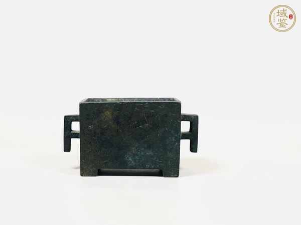 古玩銅器馬槽爐真品鑒賞圖