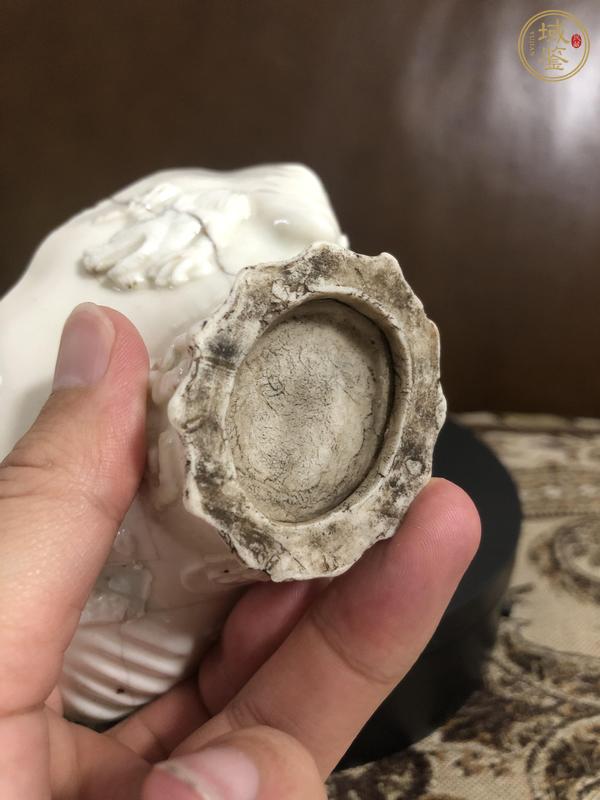 古玩陶瓷德化白瓷龍虎杯真品鑒賞圖