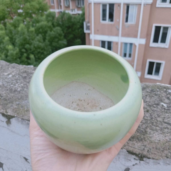 古玩陶瓷優(yōu)品:民國蘋果型水盂拍賣,當(dāng)前價(jià)格150元