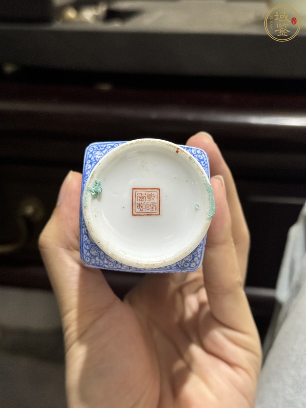 古玩陶瓷粉彩花鳥紋薄胎瓶真品鑒賞圖