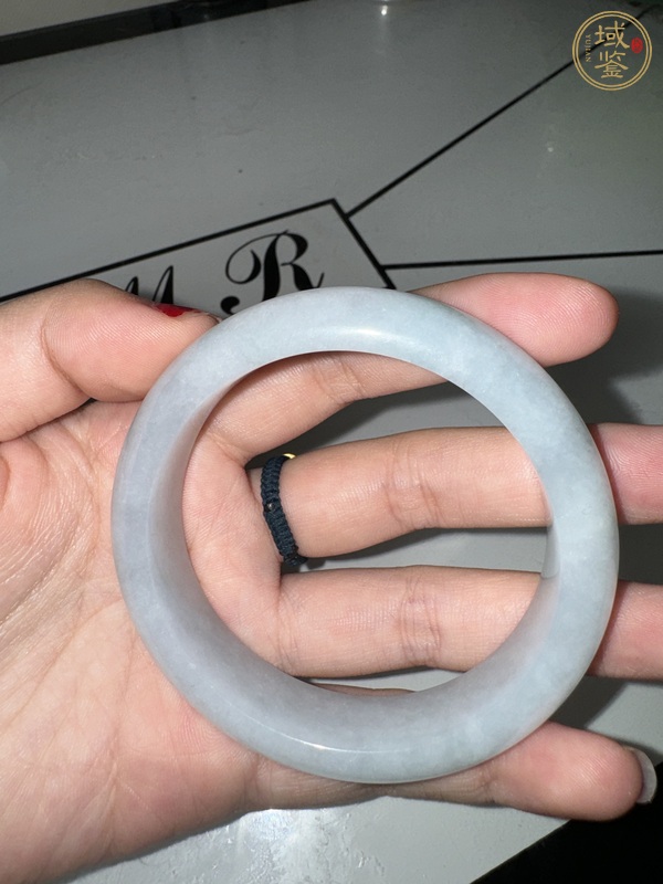 古玩玉器翡翠手鐲真品鑒賞圖