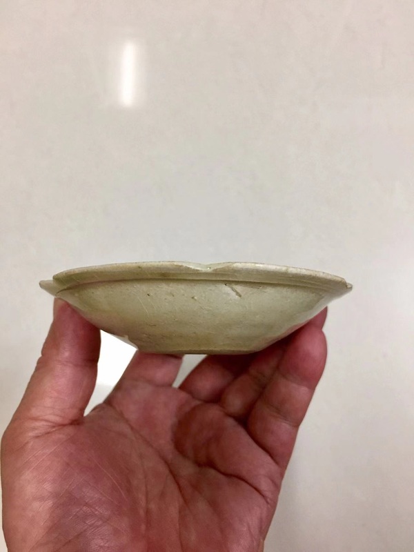 古玩陶瓷青白釉葵口洗拍賣,當(dāng)前價格1200元