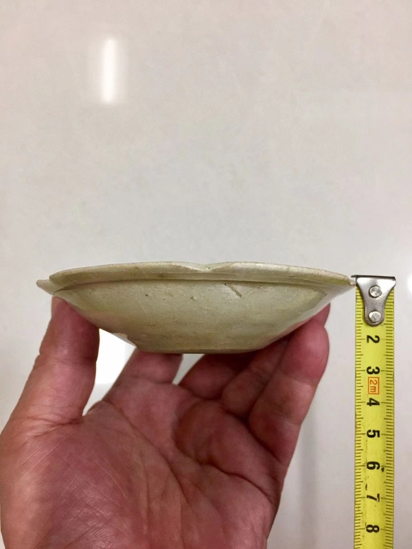 古玩陶瓷青白釉葵口洗拍賣,當(dāng)前價格1200元