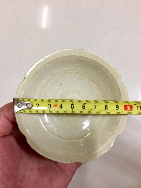 古玩陶瓷青白釉葵口洗拍賣,當(dāng)前價格1200元