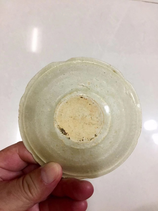 古玩陶瓷青白釉葵口洗拍賣,當(dāng)前價格1200元