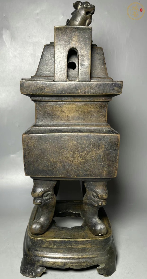 古玩銅器銅爐真品鑒賞圖