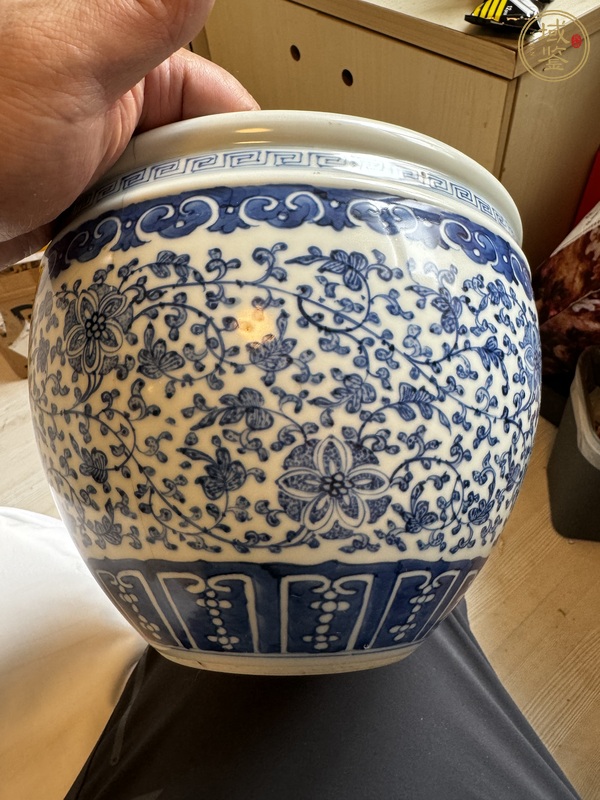 古玩陶瓷青花缸真品鑒賞圖