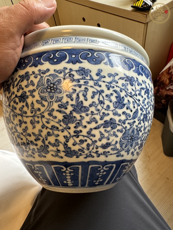 古玩陶瓷青花缸真品鑒賞圖