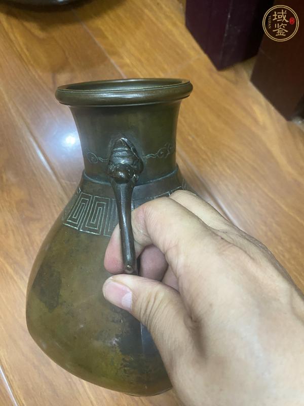 古玩銅器銅瓶真品鑒賞圖