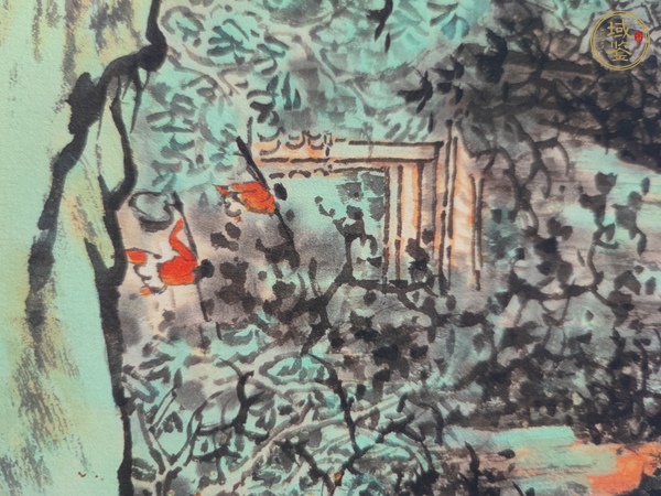 古玩字畫望岳真品鑒賞圖